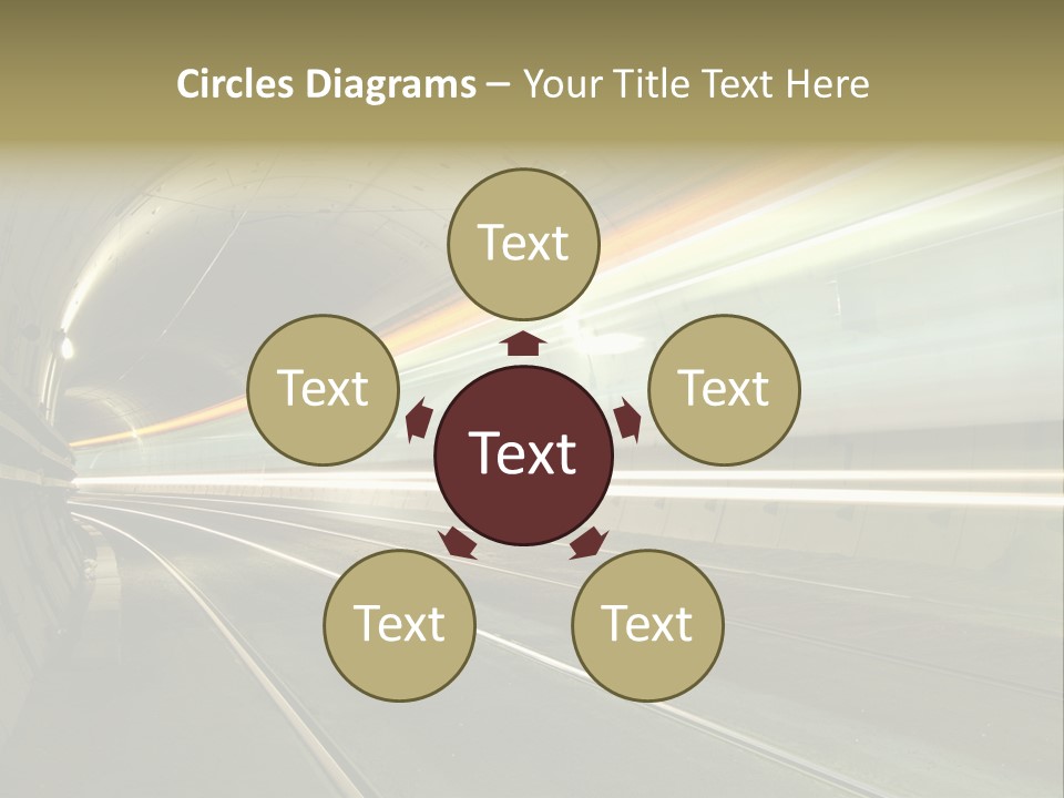 Vitesse Tunnel Strasbourg PowerPoint Template