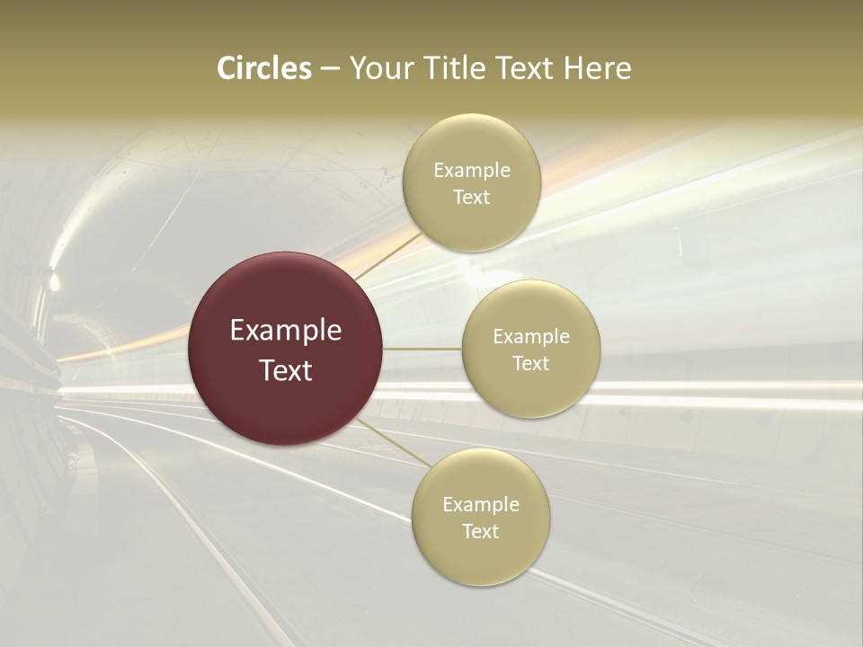 Vitesse Tunnel Strasbourg PowerPoint Template