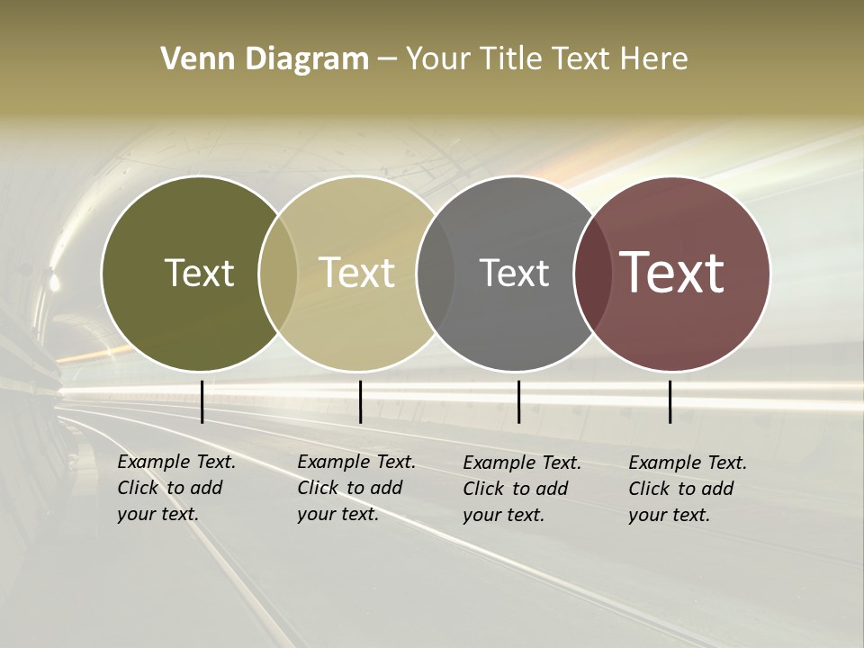 Vitesse Tunnel Strasbourg PowerPoint Template