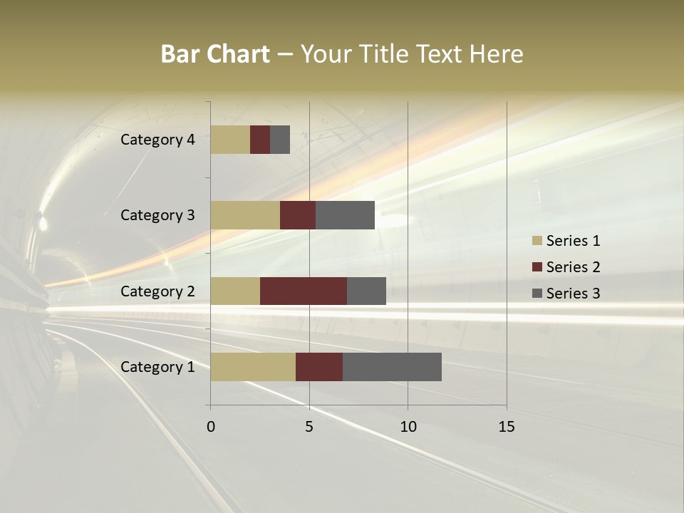 Vitesse Tunnel Strasbourg PowerPoint Template