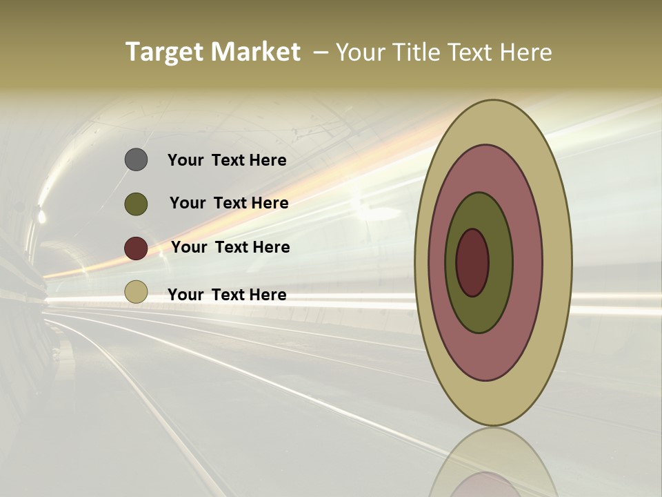 Vitesse Tunnel Strasbourg PowerPoint Template