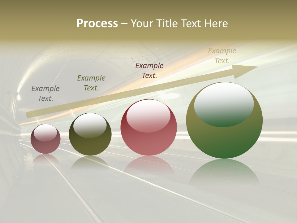 Vitesse Tunnel Strasbourg PowerPoint Template