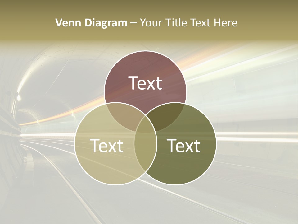 Vitesse Tunnel Strasbourg PowerPoint Template