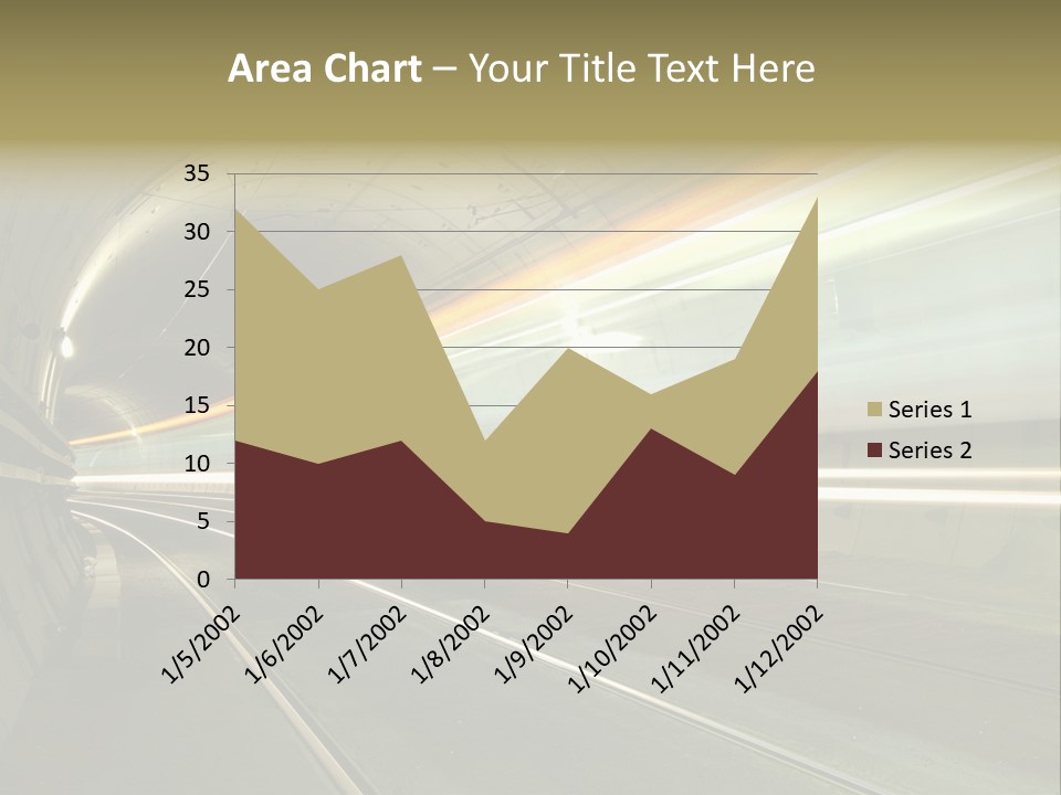 Vitesse Tunnel Strasbourg PowerPoint Template
