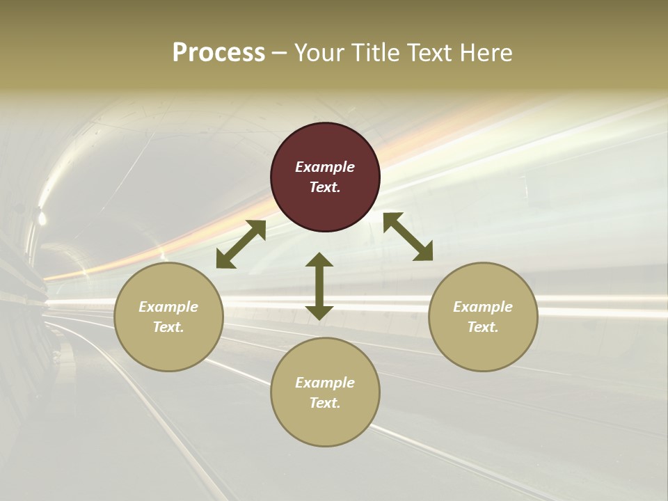 Vitesse Tunnel Strasbourg PowerPoint Template