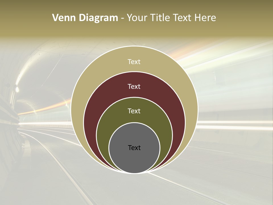 Vitesse Tunnel Strasbourg PowerPoint Template