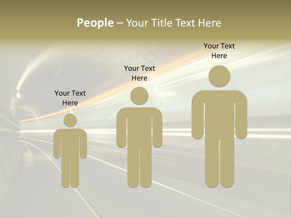 Vitesse Tunnel Strasbourg PowerPoint Template