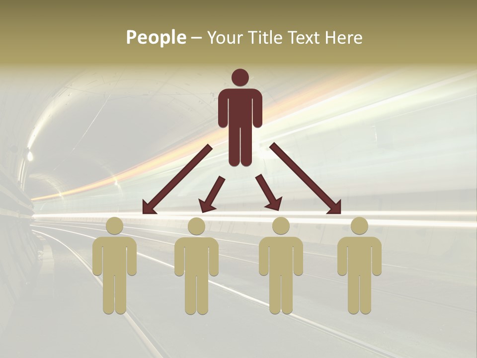 Vitesse Tunnel Strasbourg PowerPoint Template