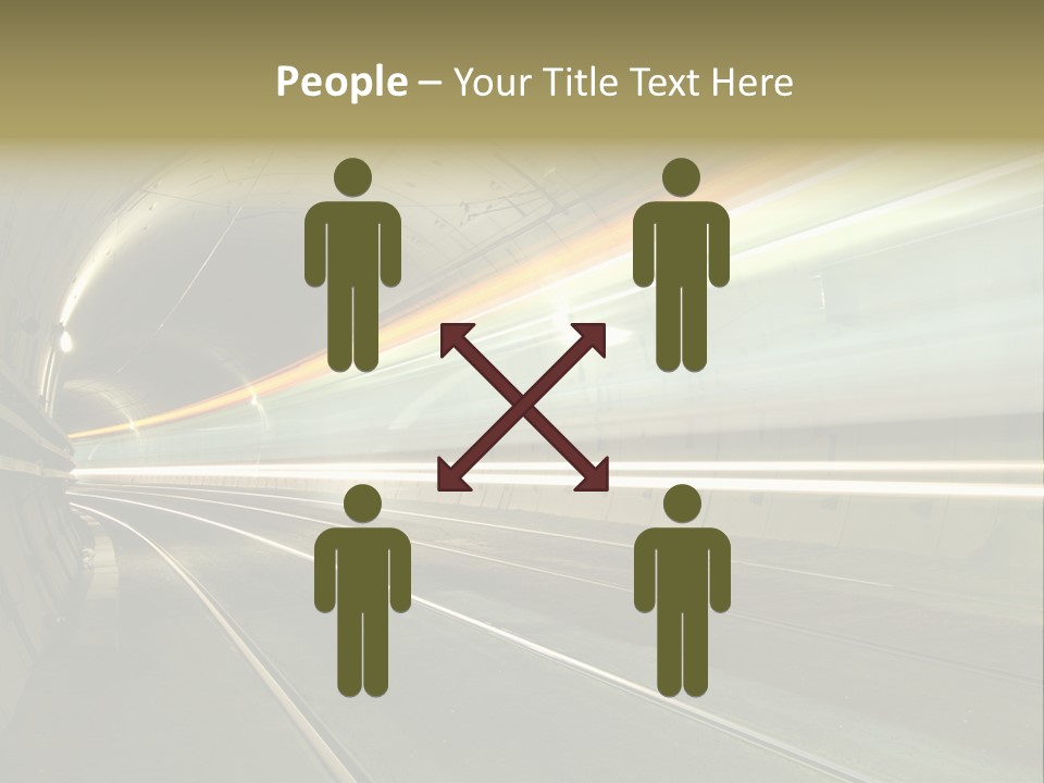 Vitesse Tunnel Strasbourg PowerPoint Template