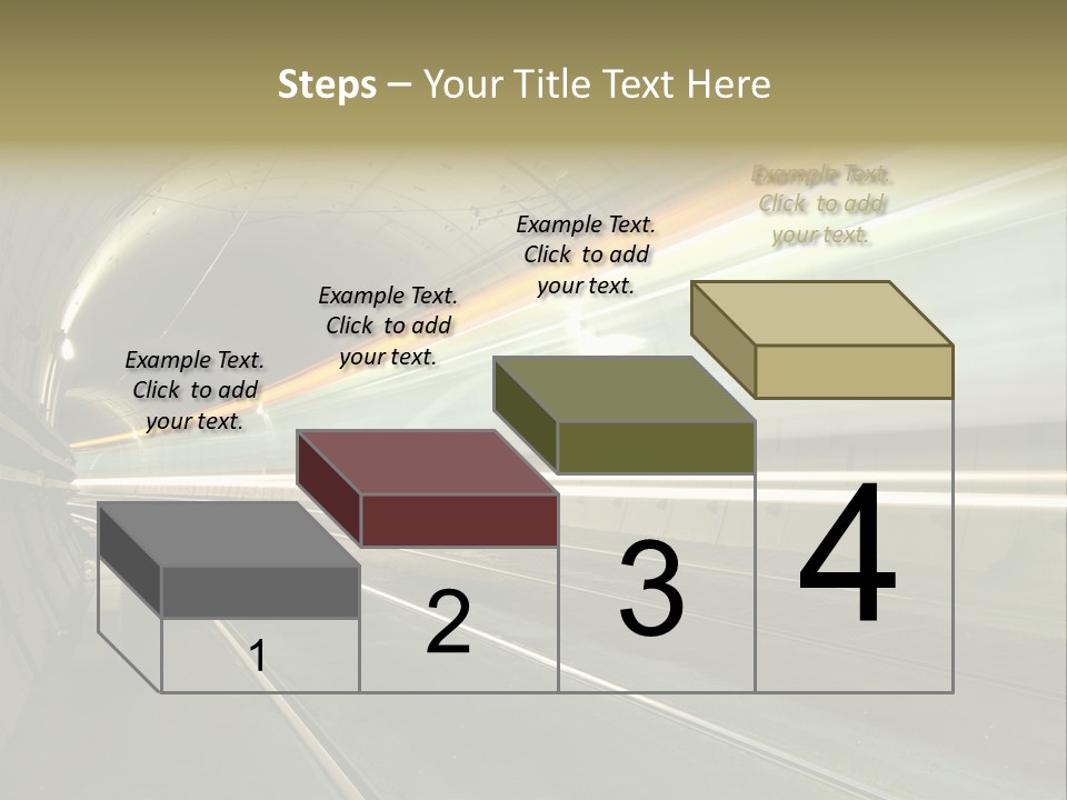 Vitesse Tunnel Strasbourg PowerPoint Template