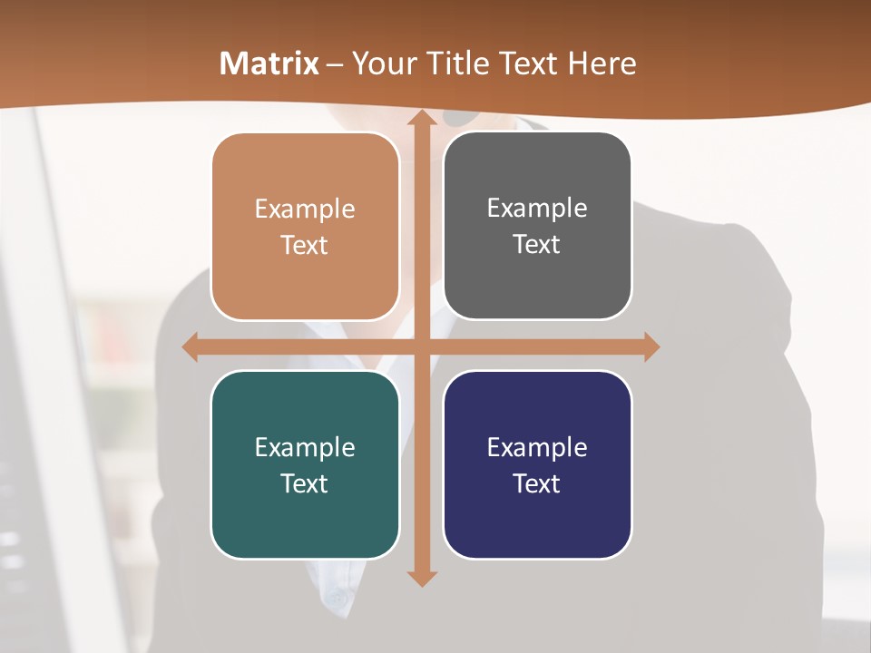 Female Suit Company PowerPoint Template