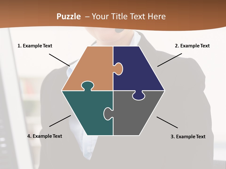 Female Suit Company PowerPoint Template