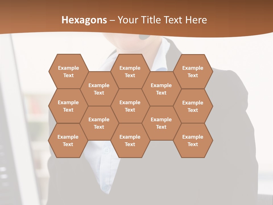 Female Suit Company PowerPoint Template