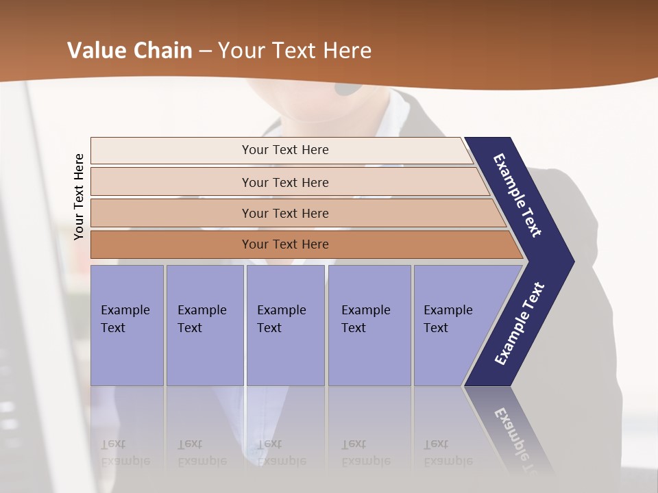 Female Suit Company PowerPoint Template