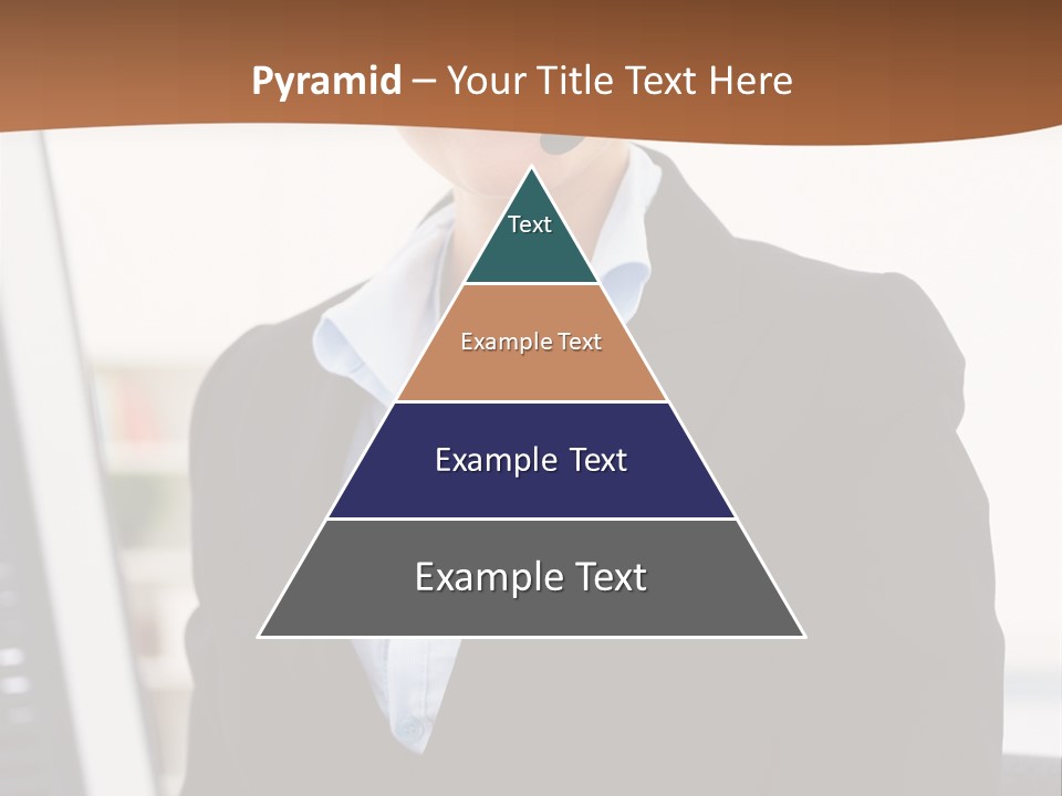 Female Suit Company PowerPoint Template