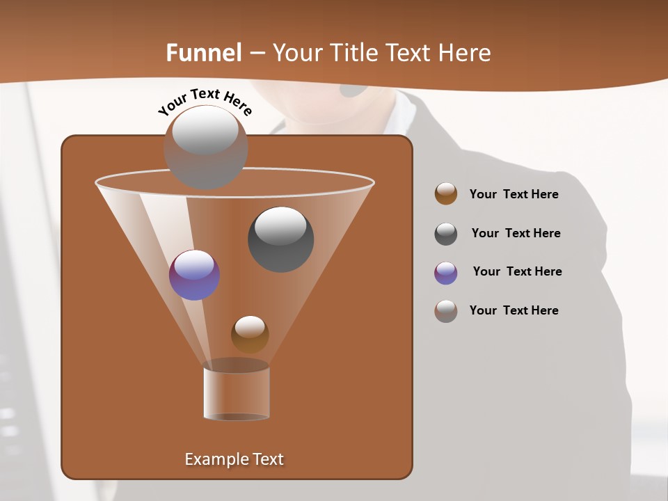 Female Suit Company PowerPoint Template