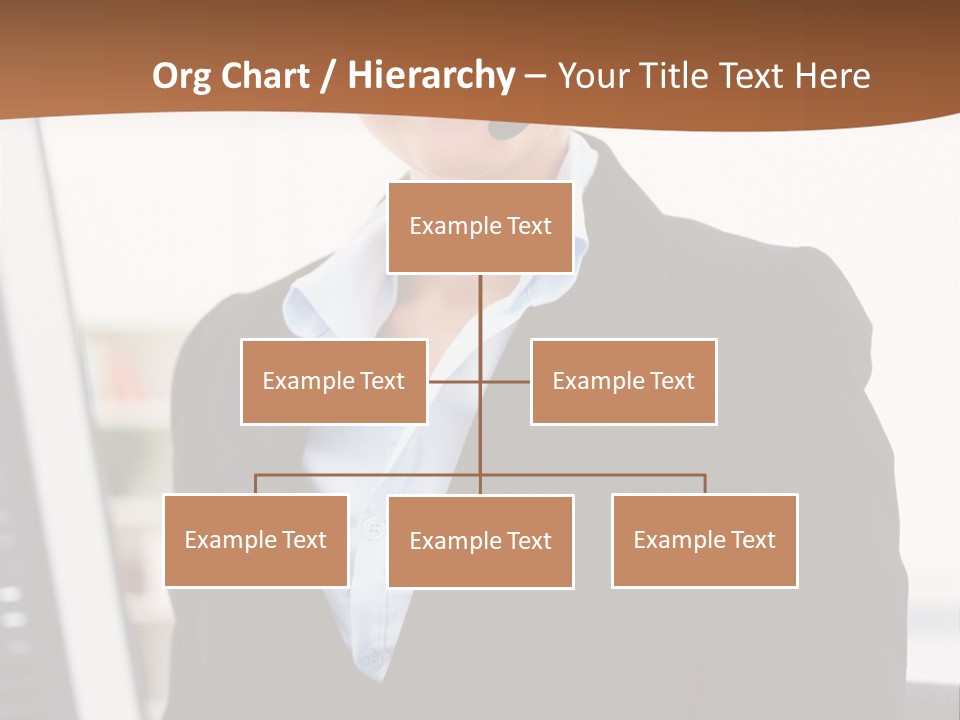 Female Suit Company PowerPoint Template