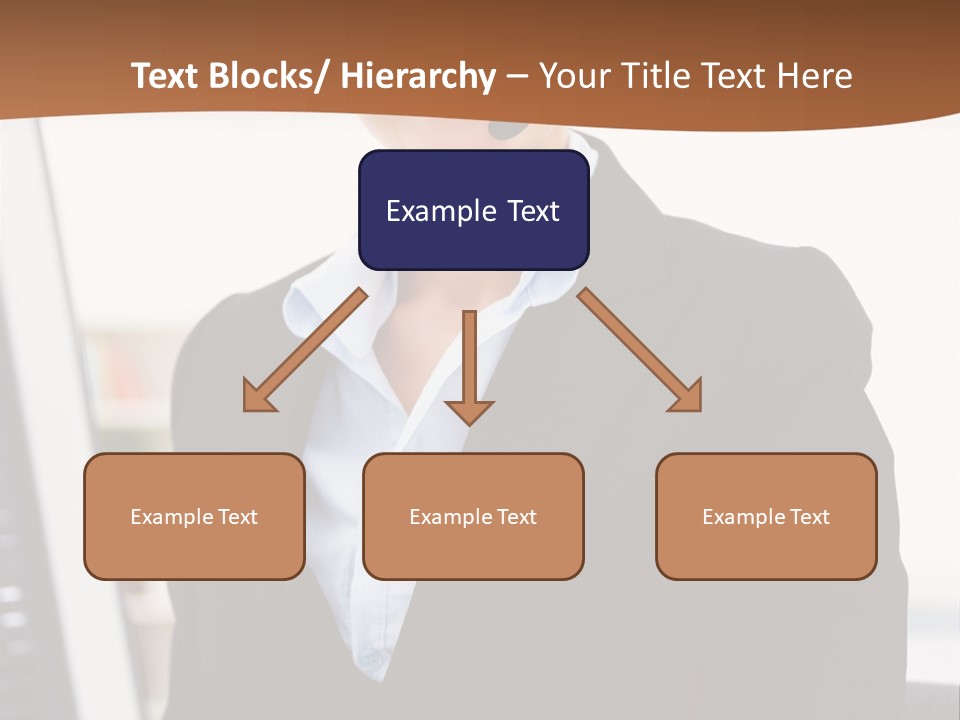 Female Suit Company PowerPoint Template