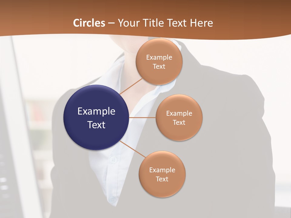 Female Suit Company PowerPoint Template