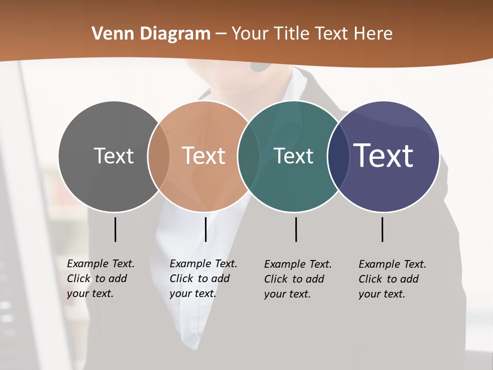 Female Suit Company PowerPoint Template
