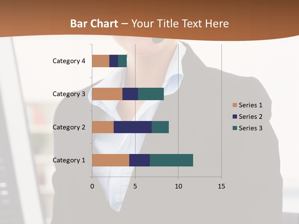 Female Suit Company PowerPoint Template