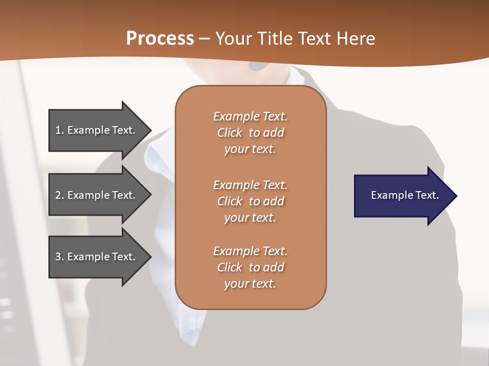 Female Suit Company PowerPoint Template