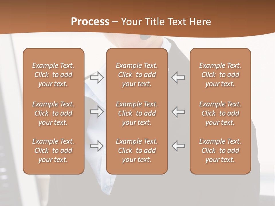 Female Suit Company PowerPoint Template