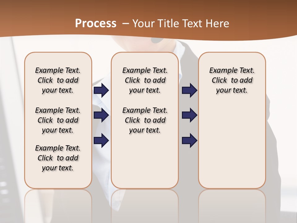 Female Suit Company PowerPoint Template