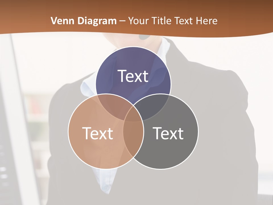 Female Suit Company PowerPoint Template