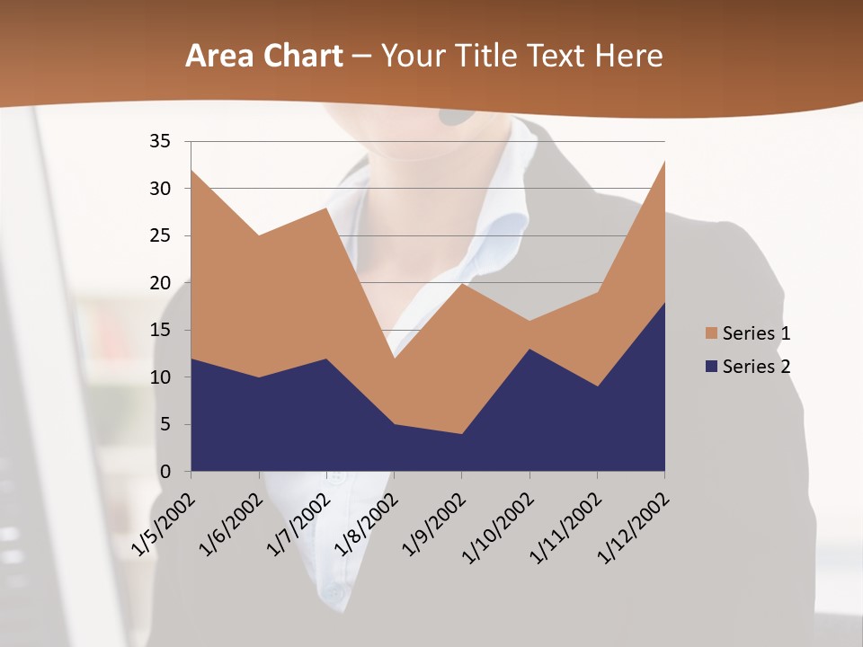 Female Suit Company PowerPoint Template