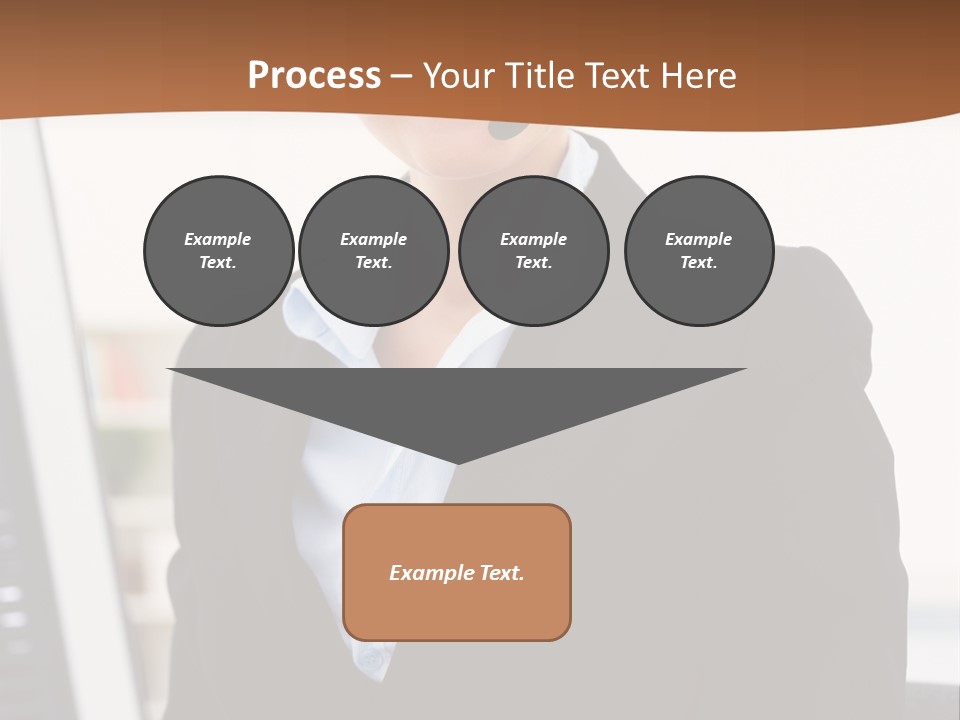 Female Suit Company PowerPoint Template