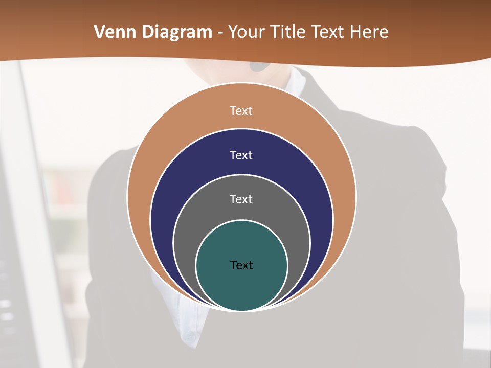 Female Suit Company PowerPoint Template