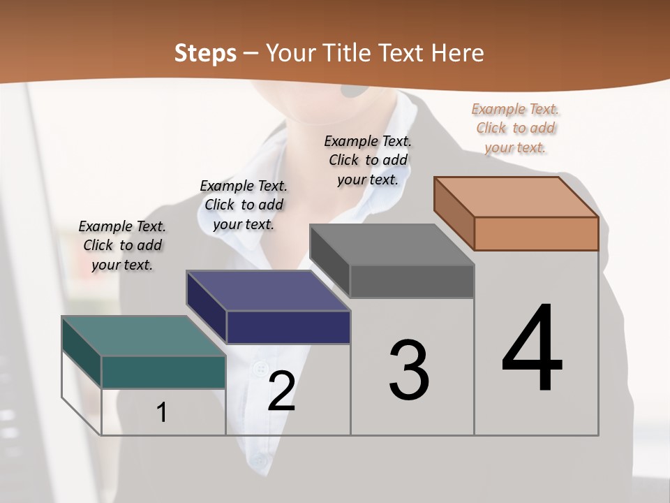Female Suit Company PowerPoint Template