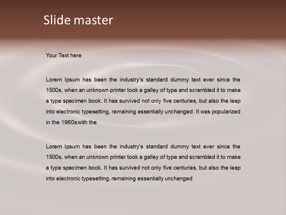 Wave Food Healthy PowerPoint Template