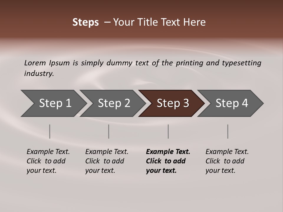 Wave Food Healthy PowerPoint Template
