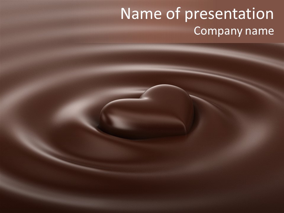 Dessert Black Mixing PowerPoint Template