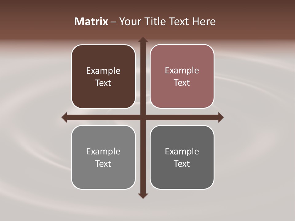 Dessert Black Mixing PowerPoint Template