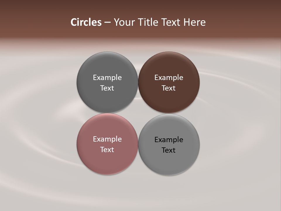 Dessert Black Mixing PowerPoint Template