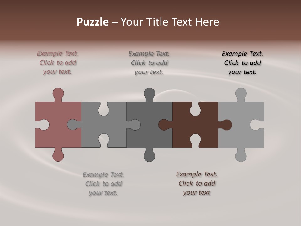 Dessert Black Mixing PowerPoint Template