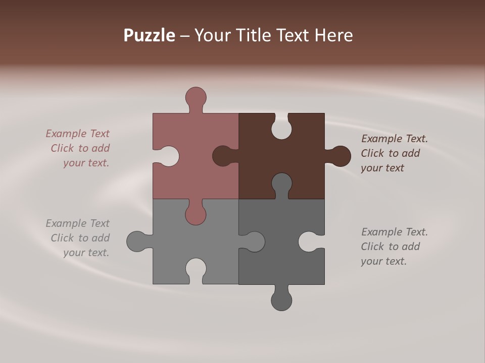 Dessert Black Mixing PowerPoint Template