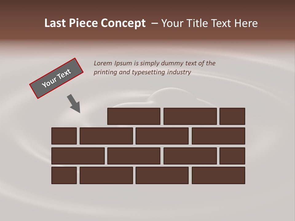 Dessert Black Mixing PowerPoint Template