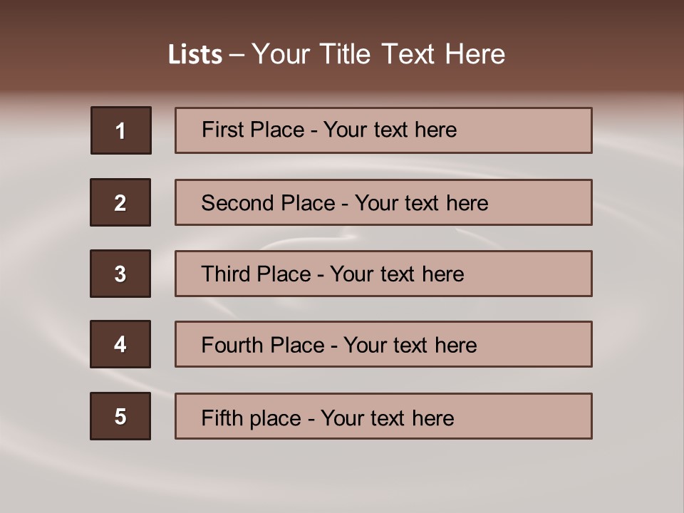 Dessert Black Mixing PowerPoint Template