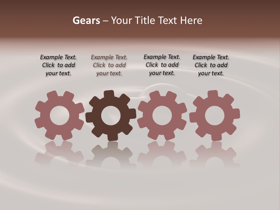 Dessert Black Mixing PowerPoint Template