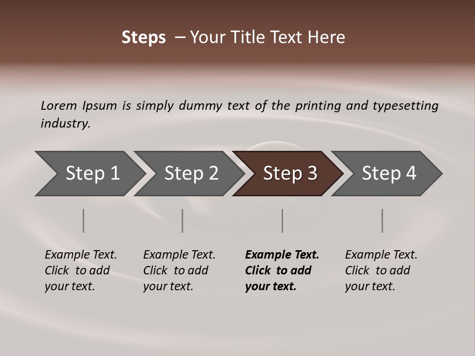 Dessert Black Mixing PowerPoint Template