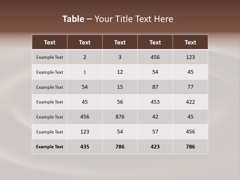 Dessert Black Mixing PowerPoint Template