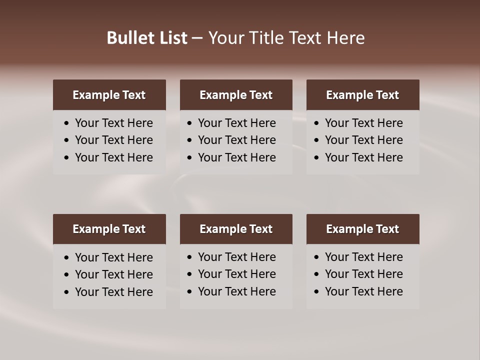 Dessert Black Mixing PowerPoint Template