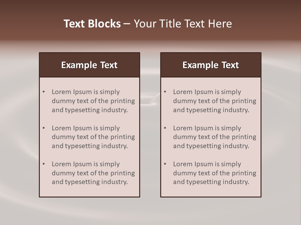 Dessert Black Mixing PowerPoint Template