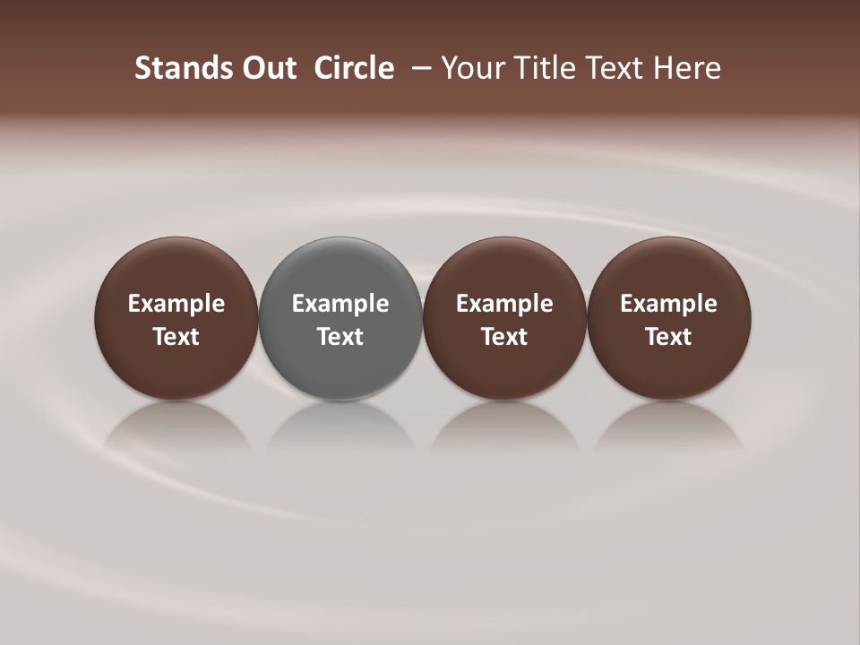 Dessert Black Mixing PowerPoint Template