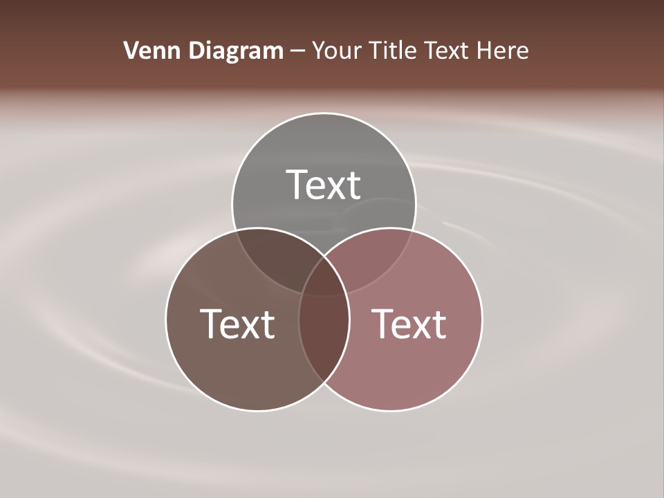 Dessert Black Mixing PowerPoint Template