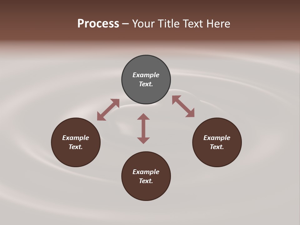 Dessert Black Mixing PowerPoint Template